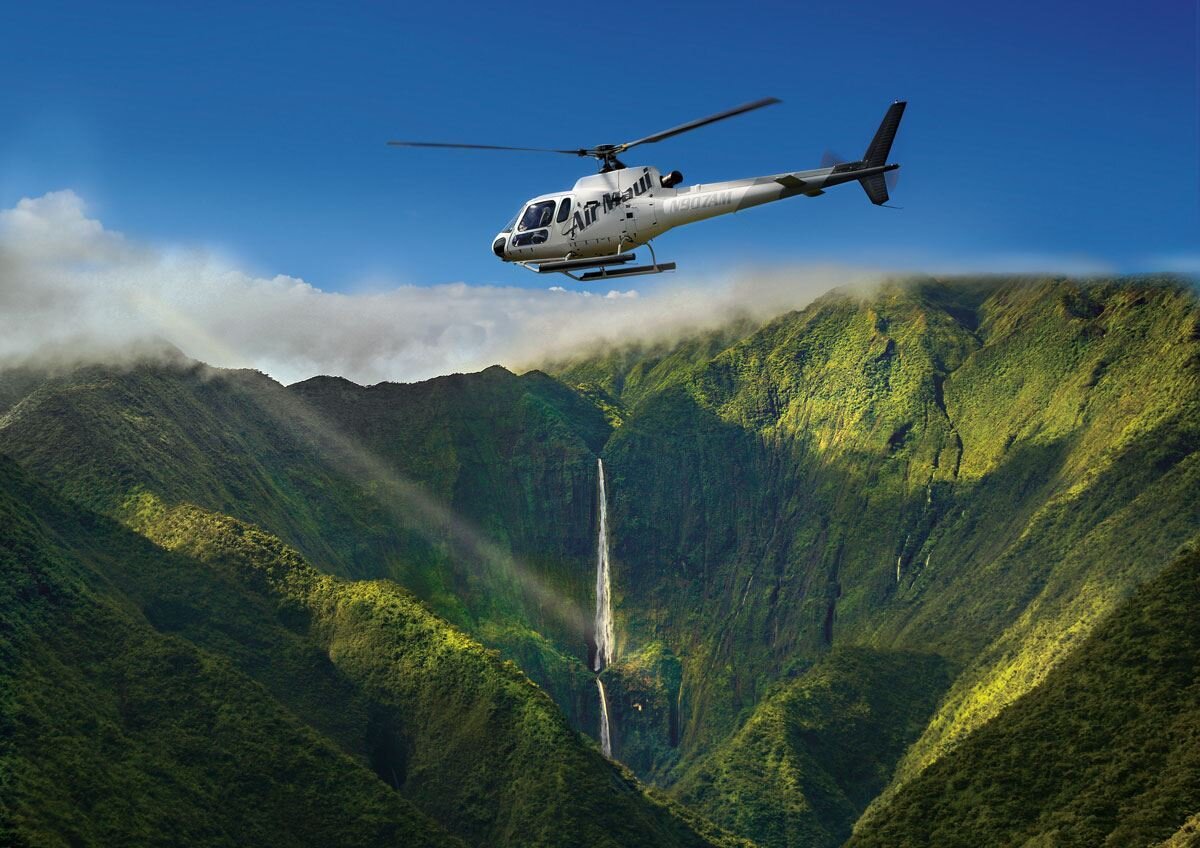 On the big island, explore hawaii volcanoes national park in flight and on . Maui Helicopter Tours Jurassic Falls Helicopter Tour