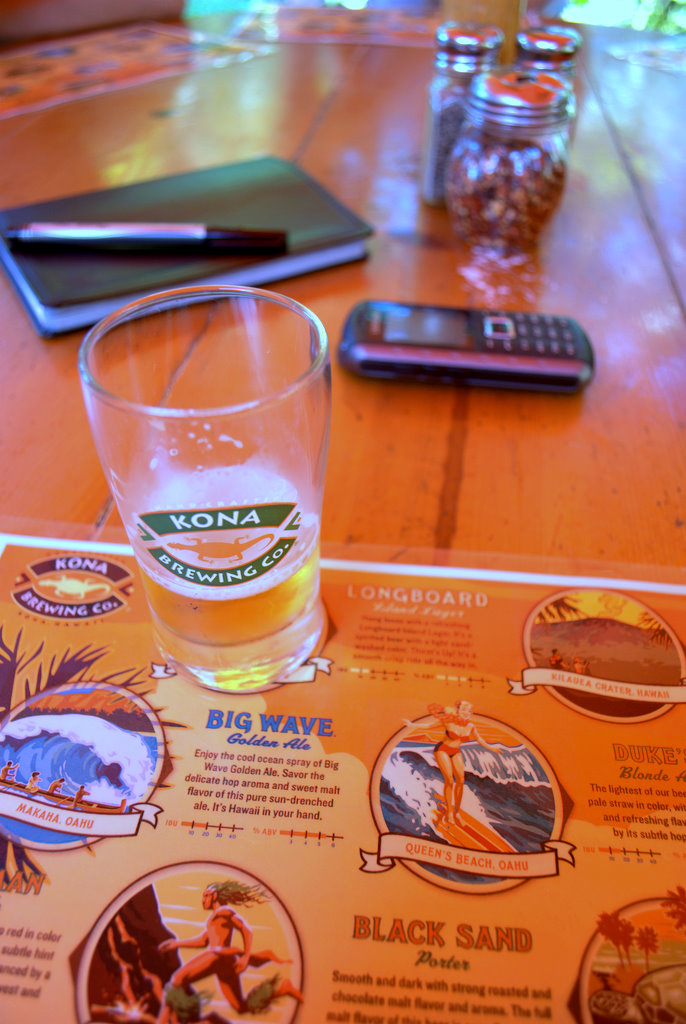 I ordered the drink on a whim, but the full body and sweet aftertaste became an obsession. Brewventures In Food Kona Brewing Company Kailua Kona Hawaii