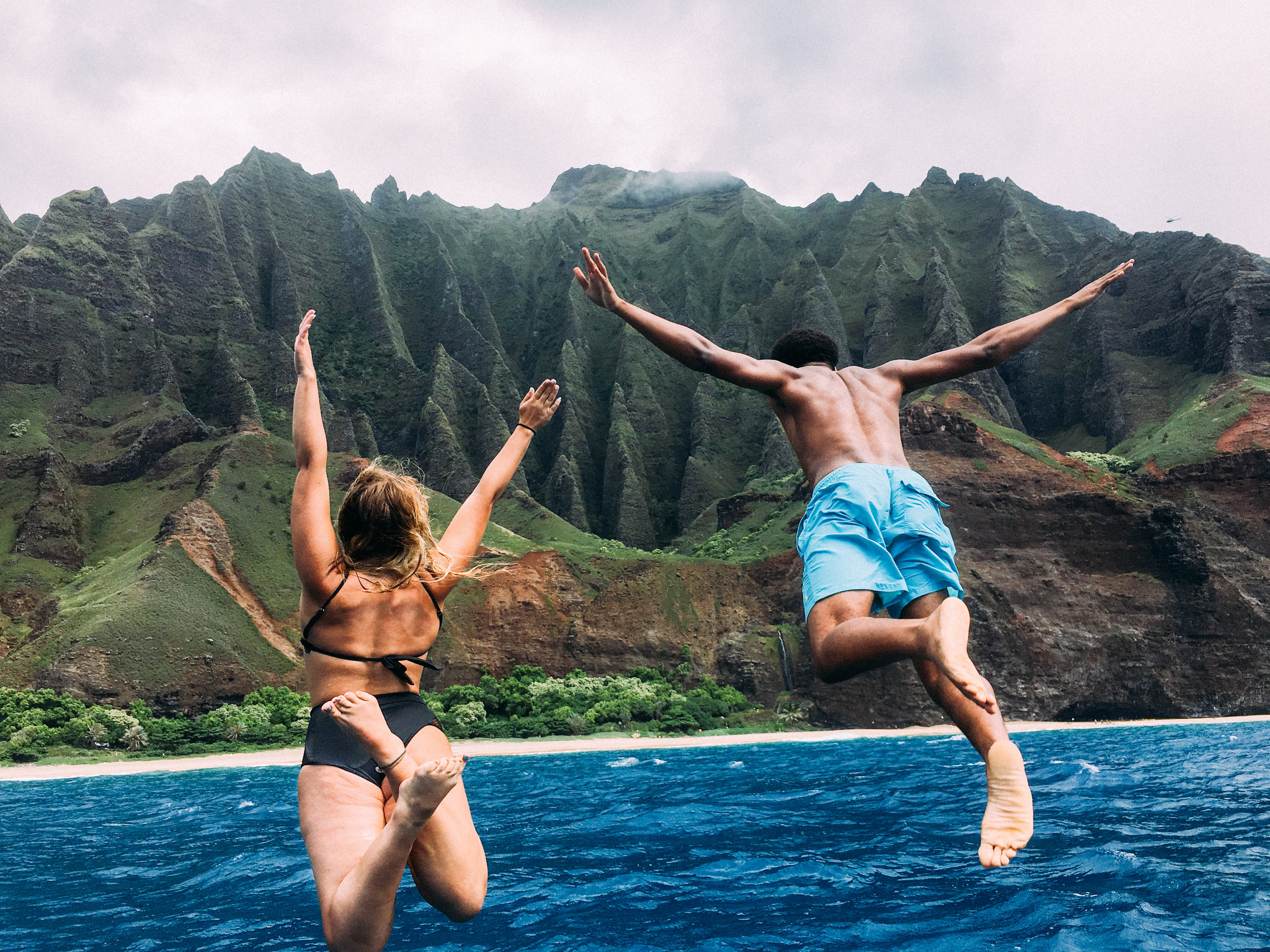 Some kayaks can hold up to three people, but mo. Seeing The Na Pali Coast With Blue Ocean Adventures Blog Salt Water Vibes
