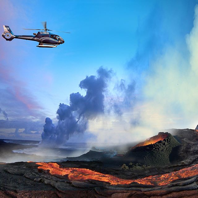 Visit kilauea volcano and hawaii volcanoes national park, and stay past sunset on this fully narrated tour starting from waikoloa/kona. Big Island Helicopter Tours Volcano Helicopter Tour