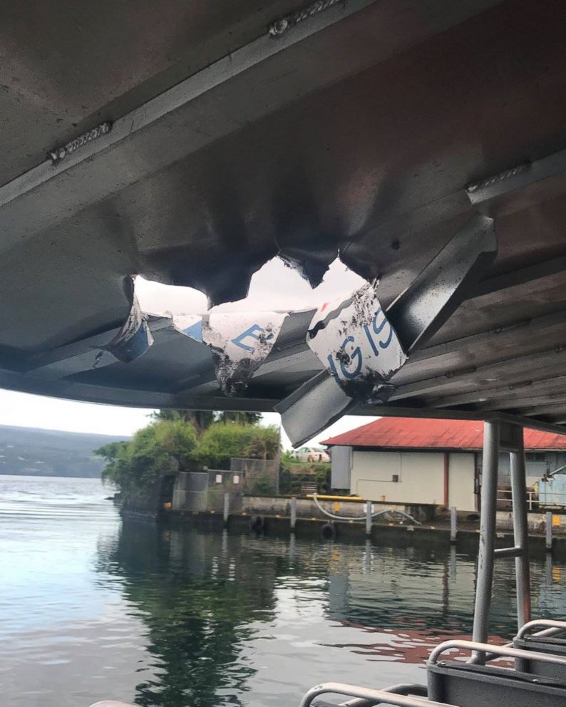 35+ Hawaii Tour Boat Hit By&nbsp;Lava